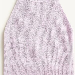 NWT light pink jcrew halter new sweater